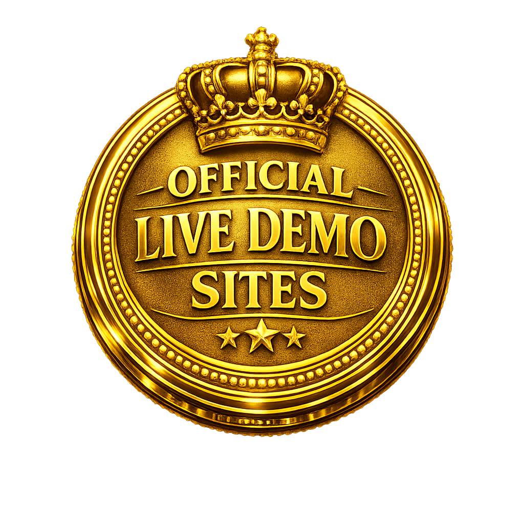 Official Live Demo Sites